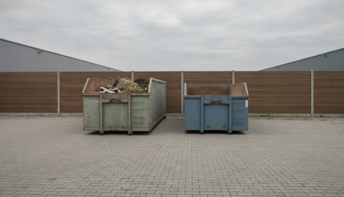 Absetzcontainer in unterschiedlichen Groessen